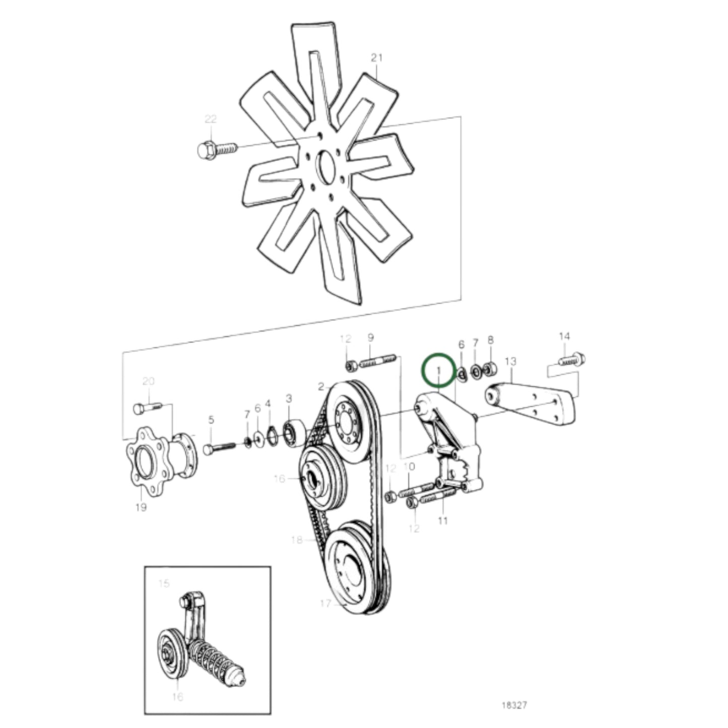 11030668 - Fan Bracket