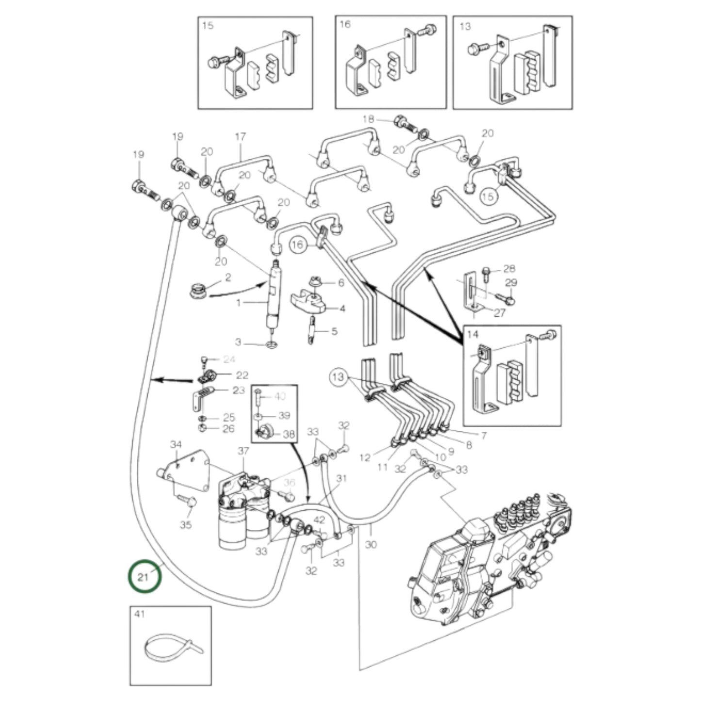 11127014 - Leak-Off Line