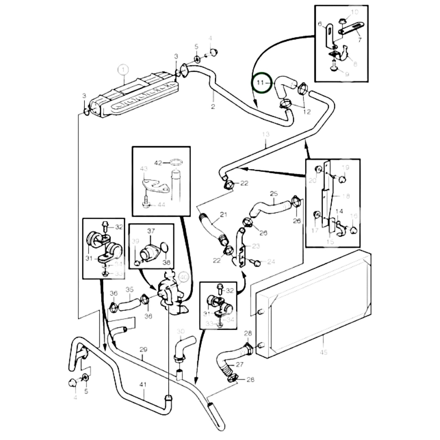 1195577 - Radiator Hose