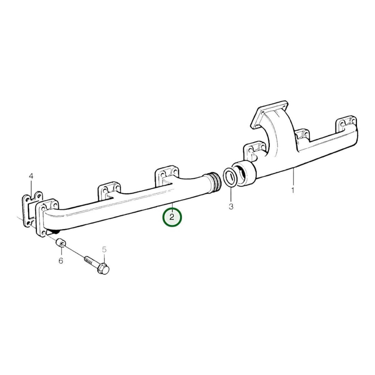 1543534 - Exhaust Manifold