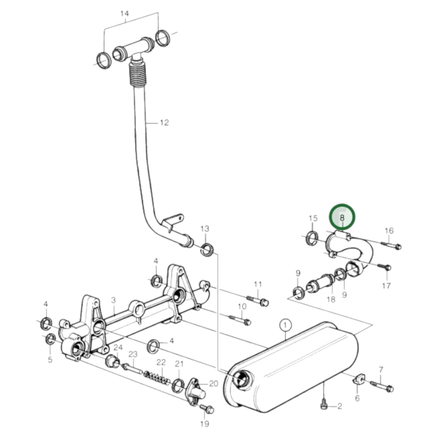 1543868 - Connecting Pipe