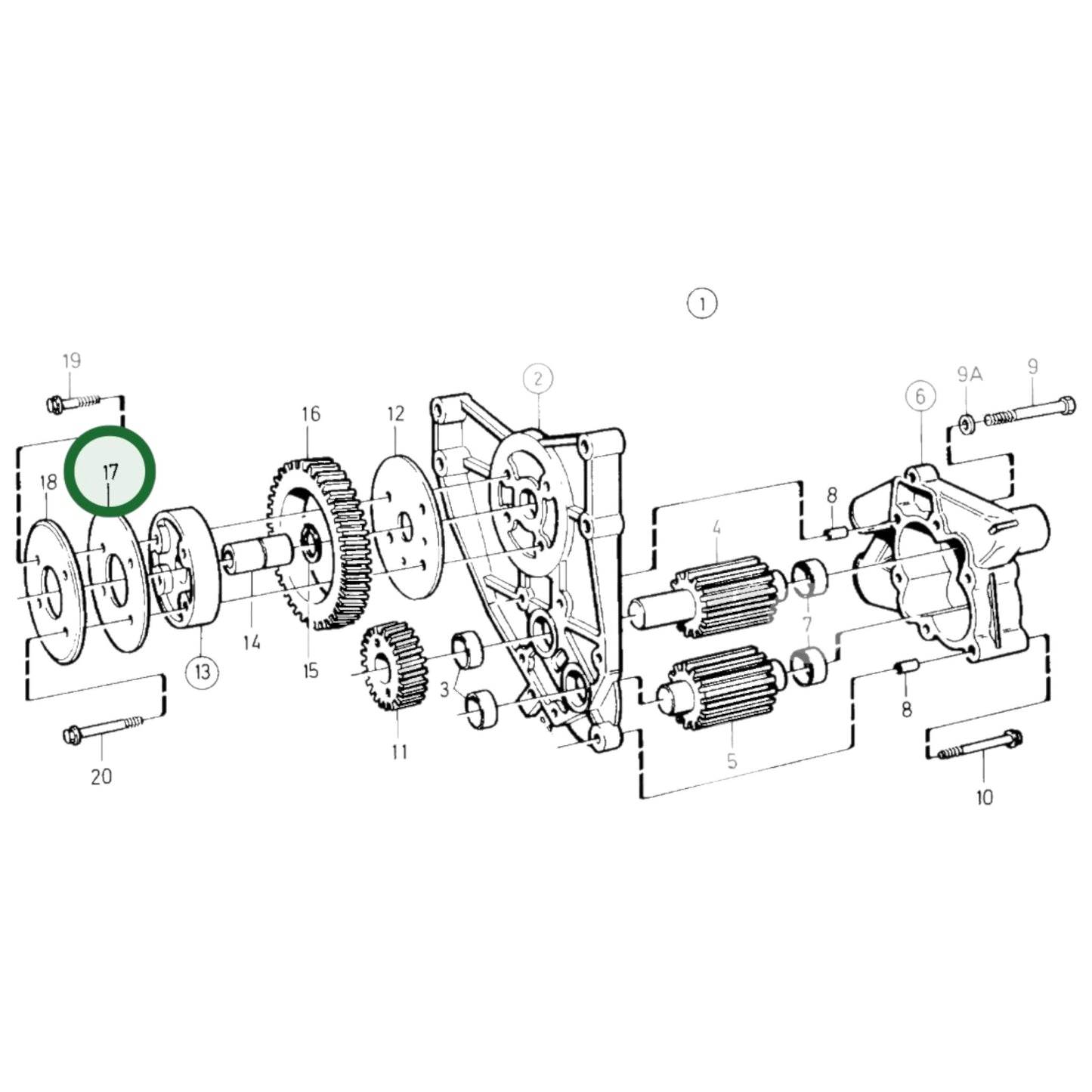 1543900 - Thrust Washer Outer