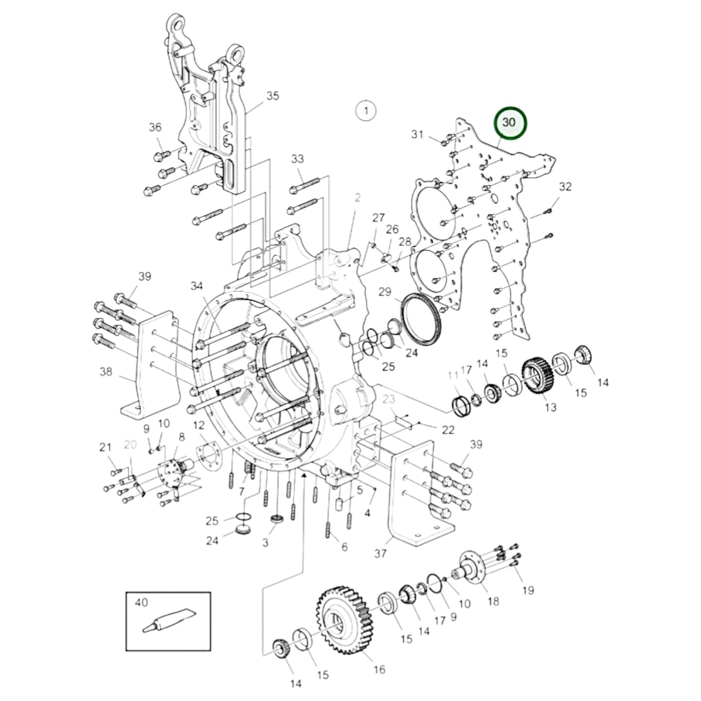17240549 - Timing Gear Plate
