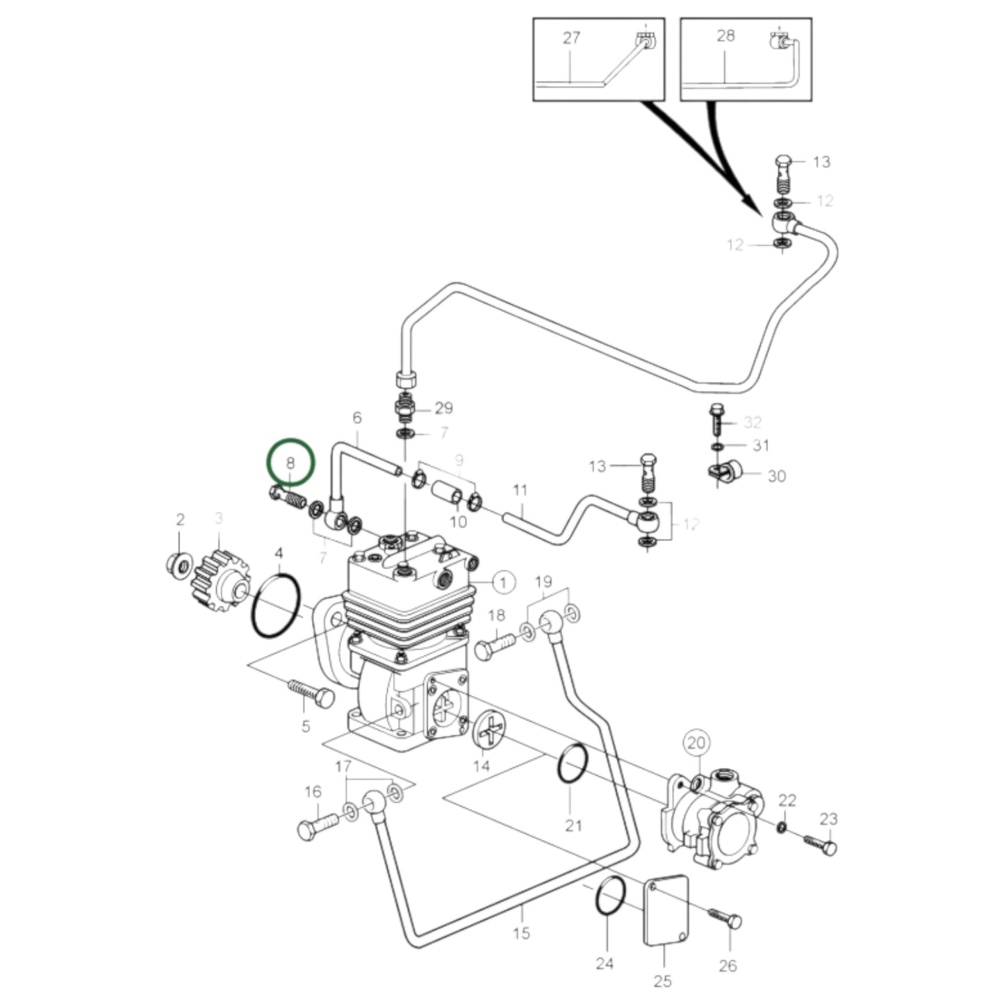 20460398 - Hollow Screw