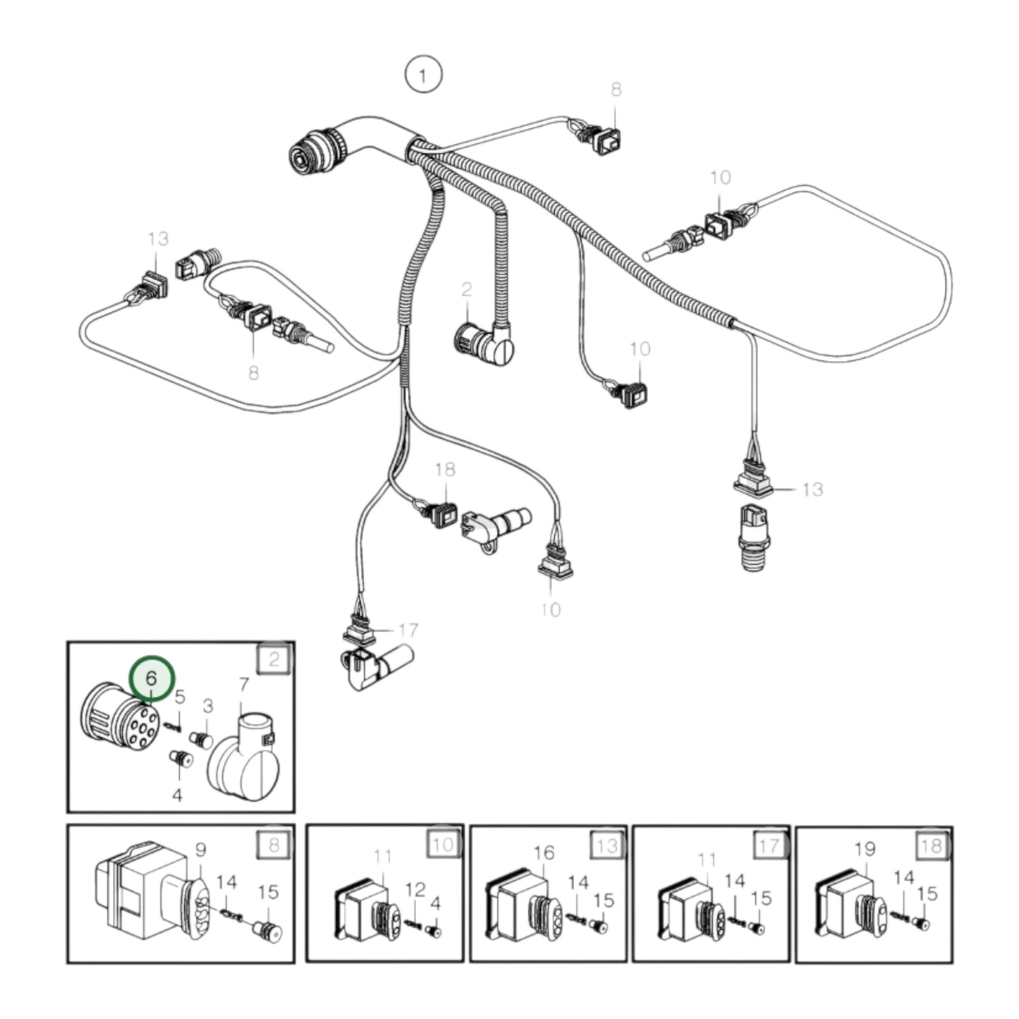 20550005 - Receptacle Housing