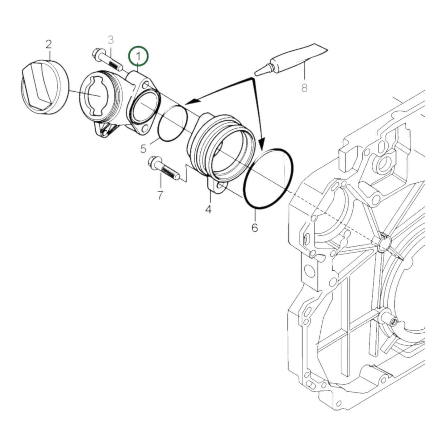20558211 - Oil Filler Pipe