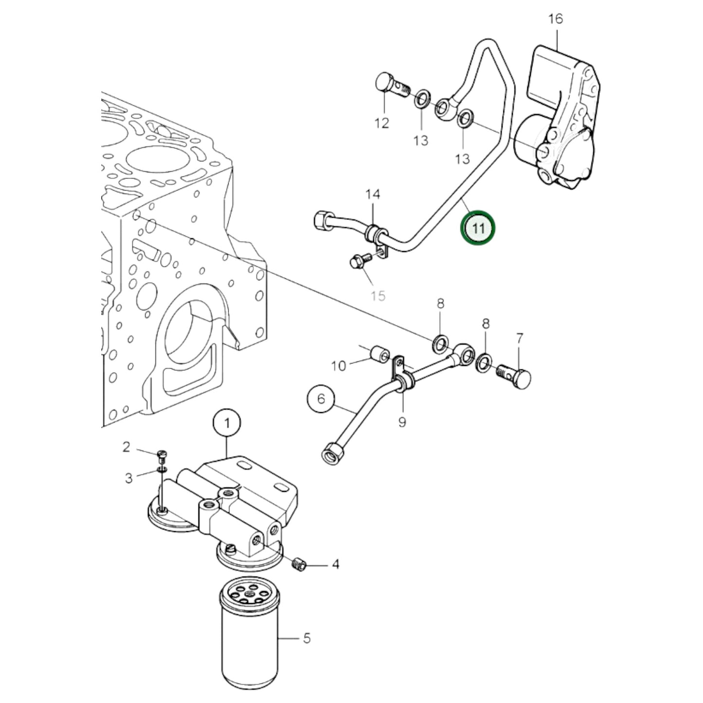 20780800 - Fuel Pipe