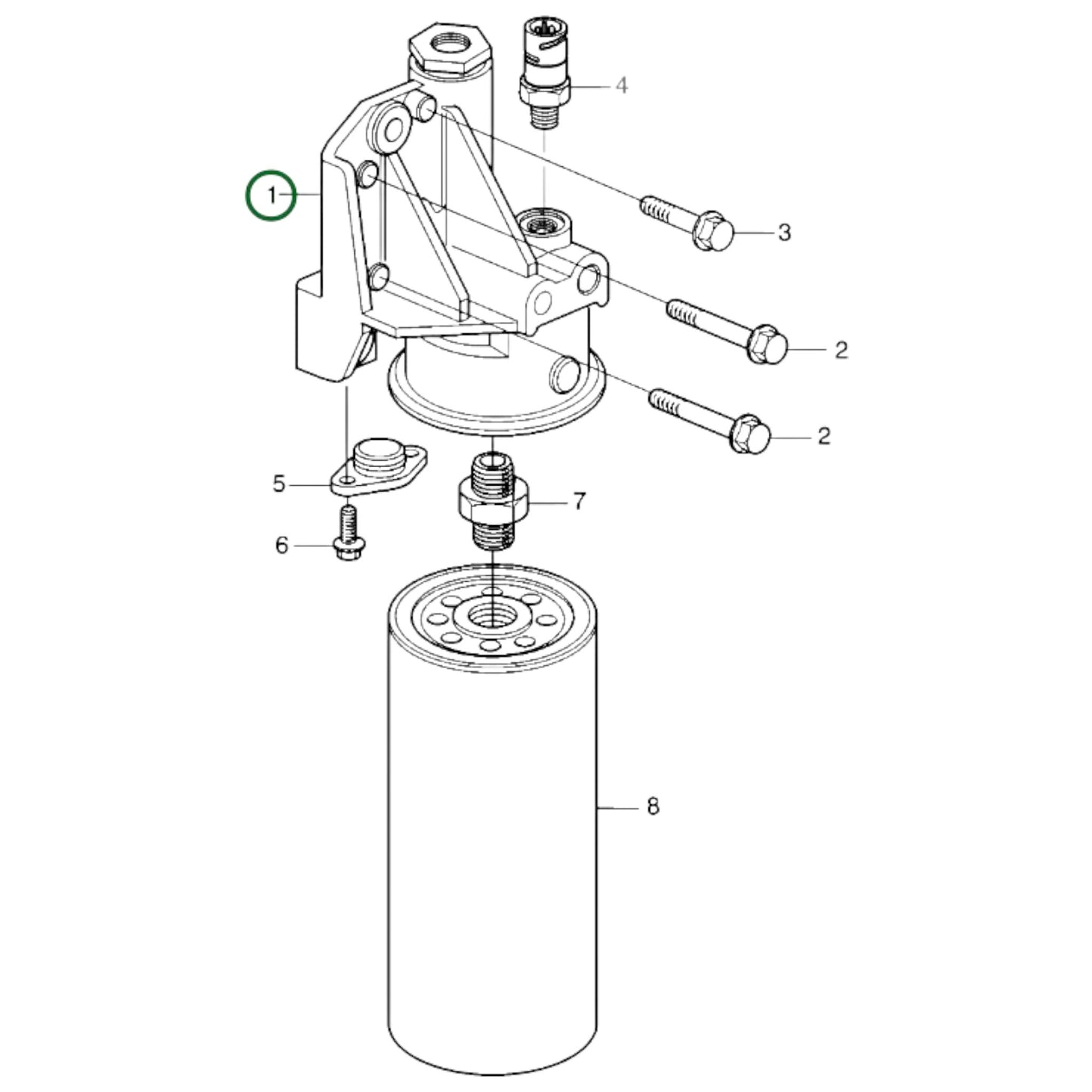 20816379 - Fuel Filter Housing
