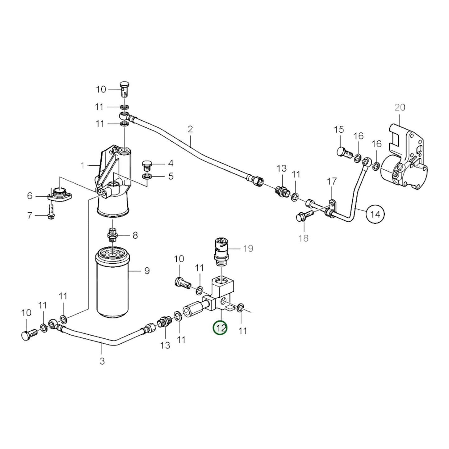 20847744 - Fuel Pipe