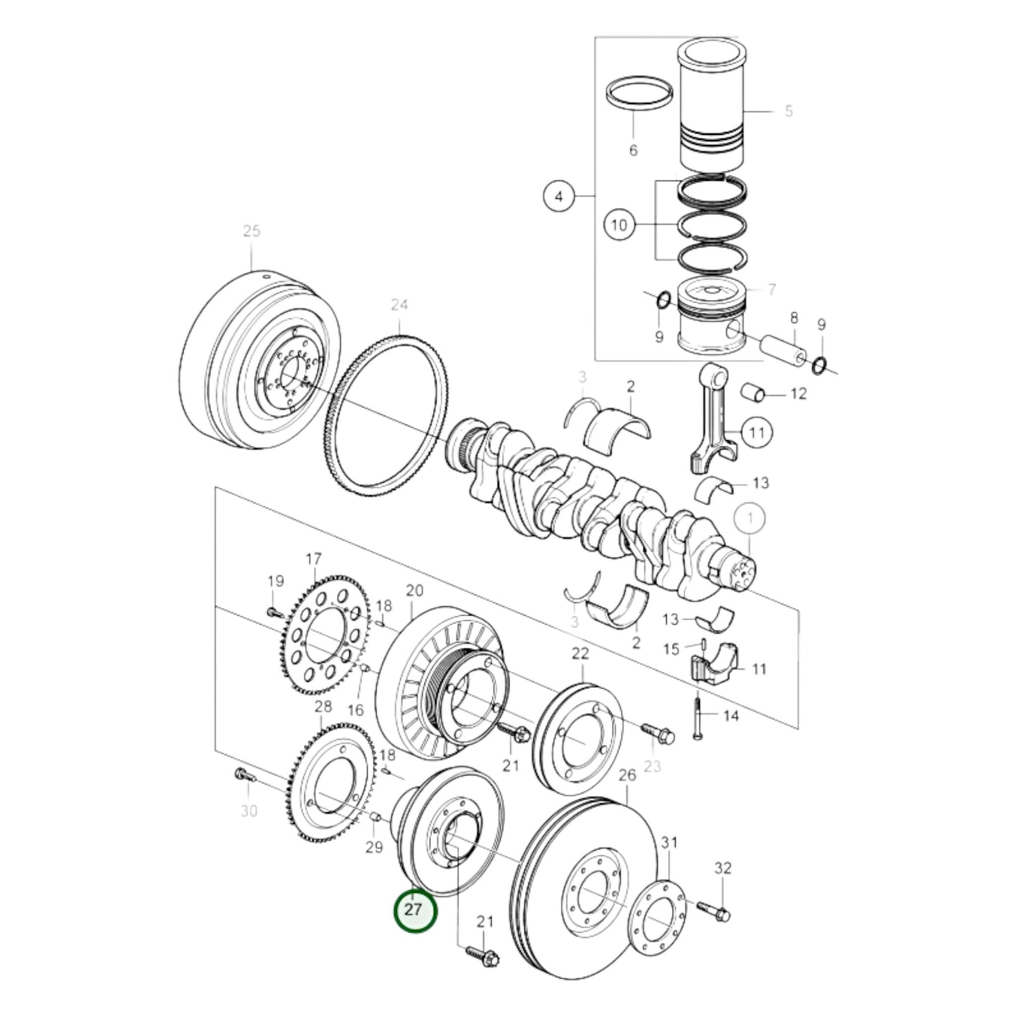 20850171 - V-Belt Pulley