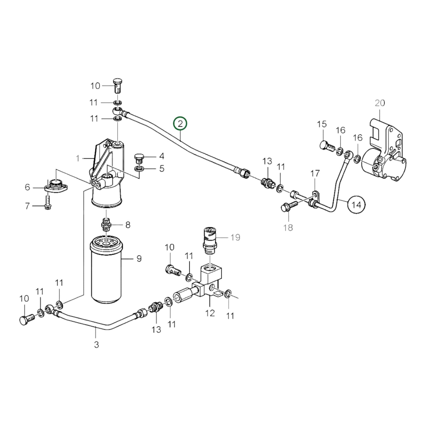 20851196 - Hose Assembly
