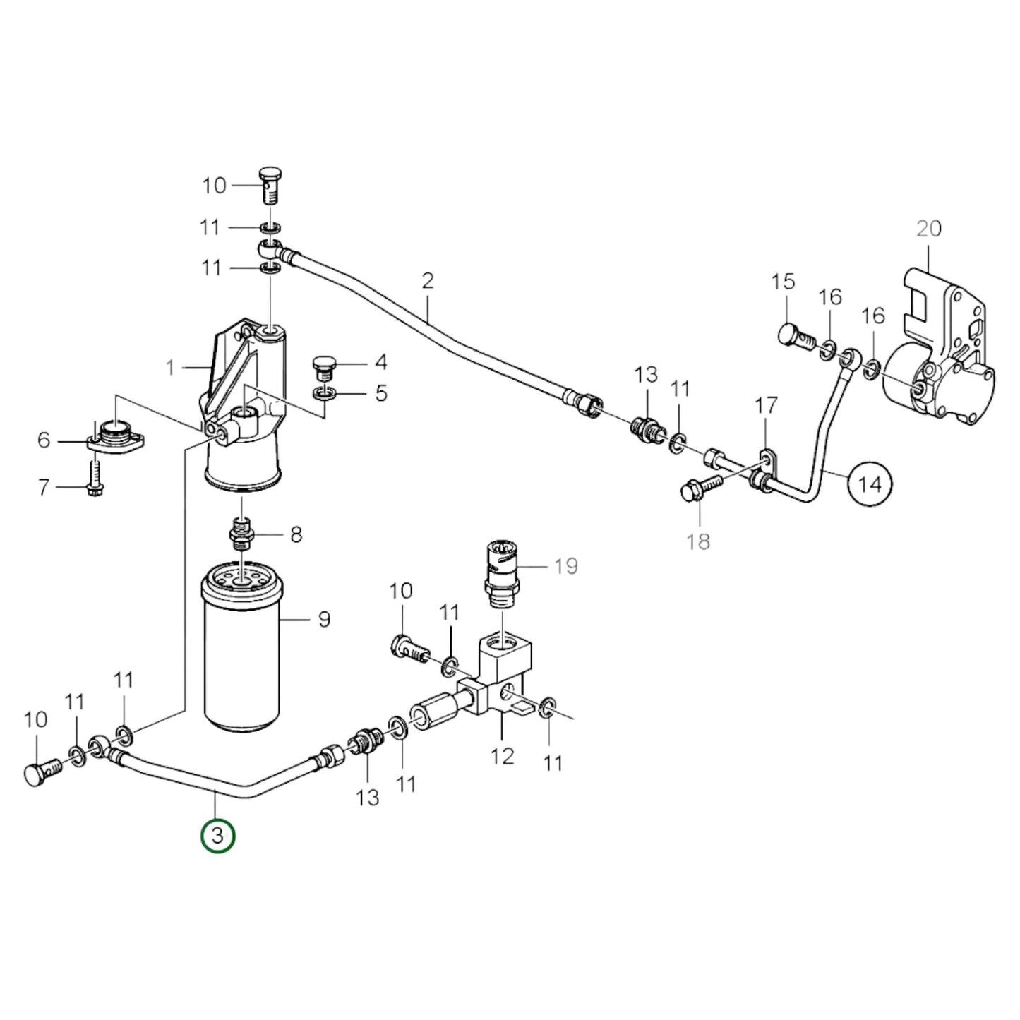20851197 - Hose Assembly