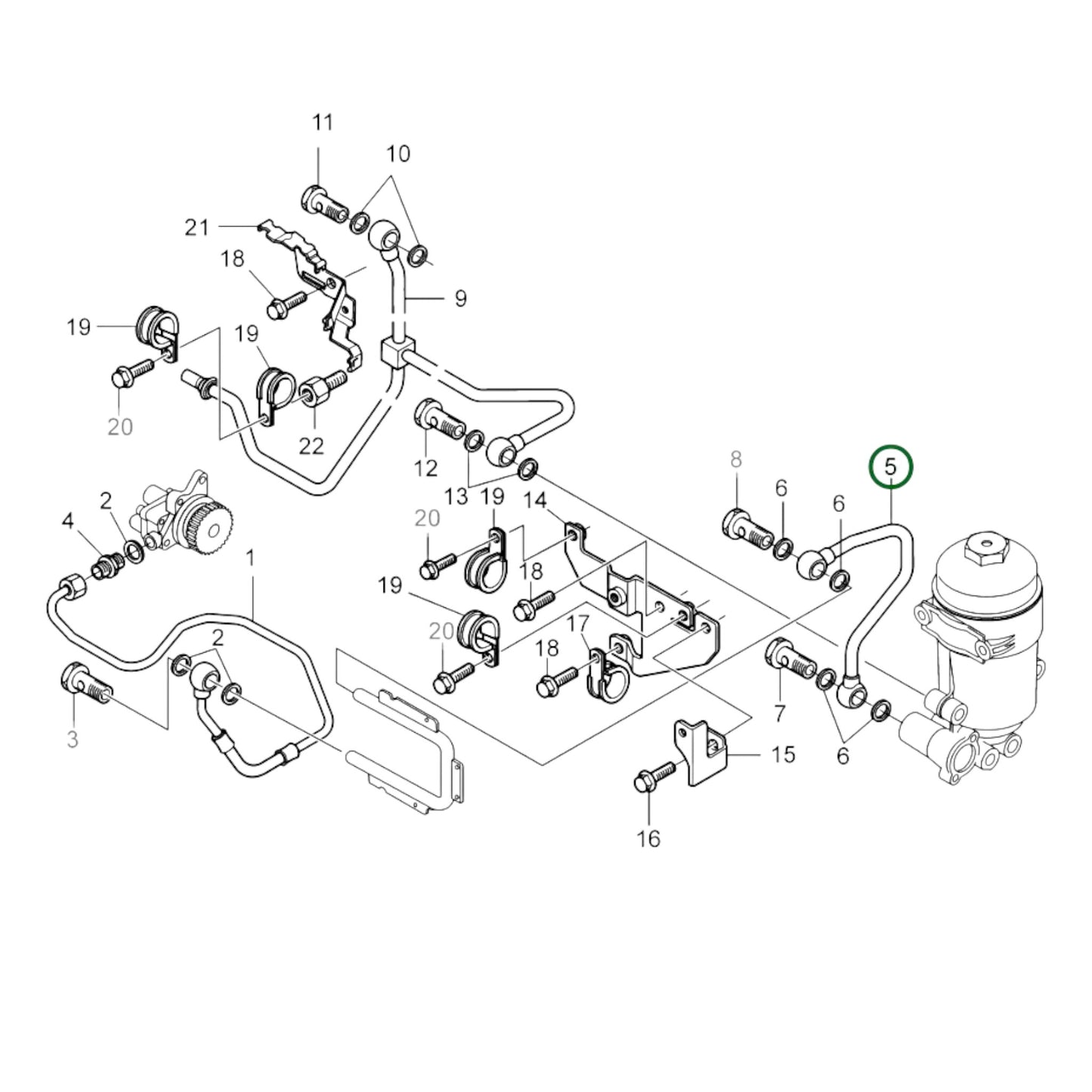 21009492 - Fuel Pipe
