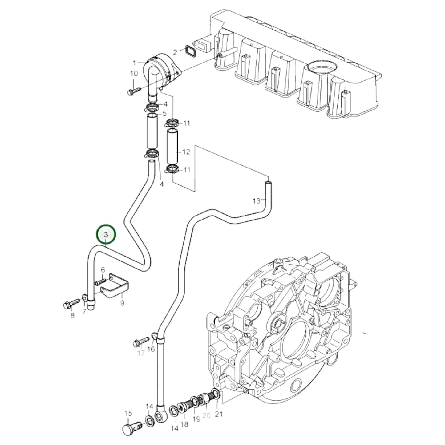 21014002 - Breather Pipe