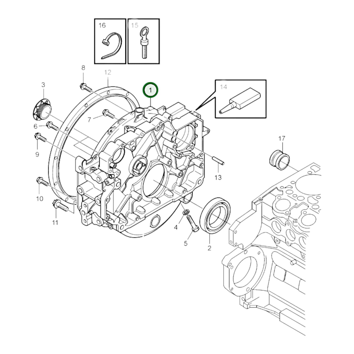 21133296 - Flywheel Housing