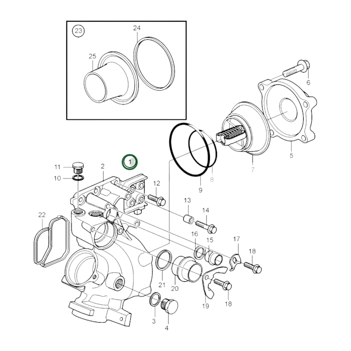 21297163 - Thermostat Housing