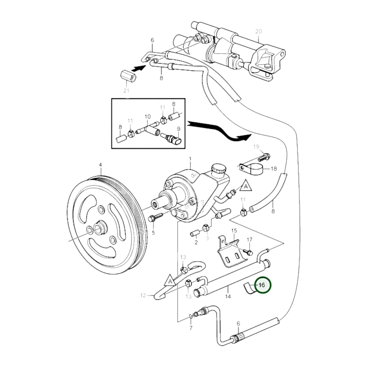 21434108 - Support Rubber