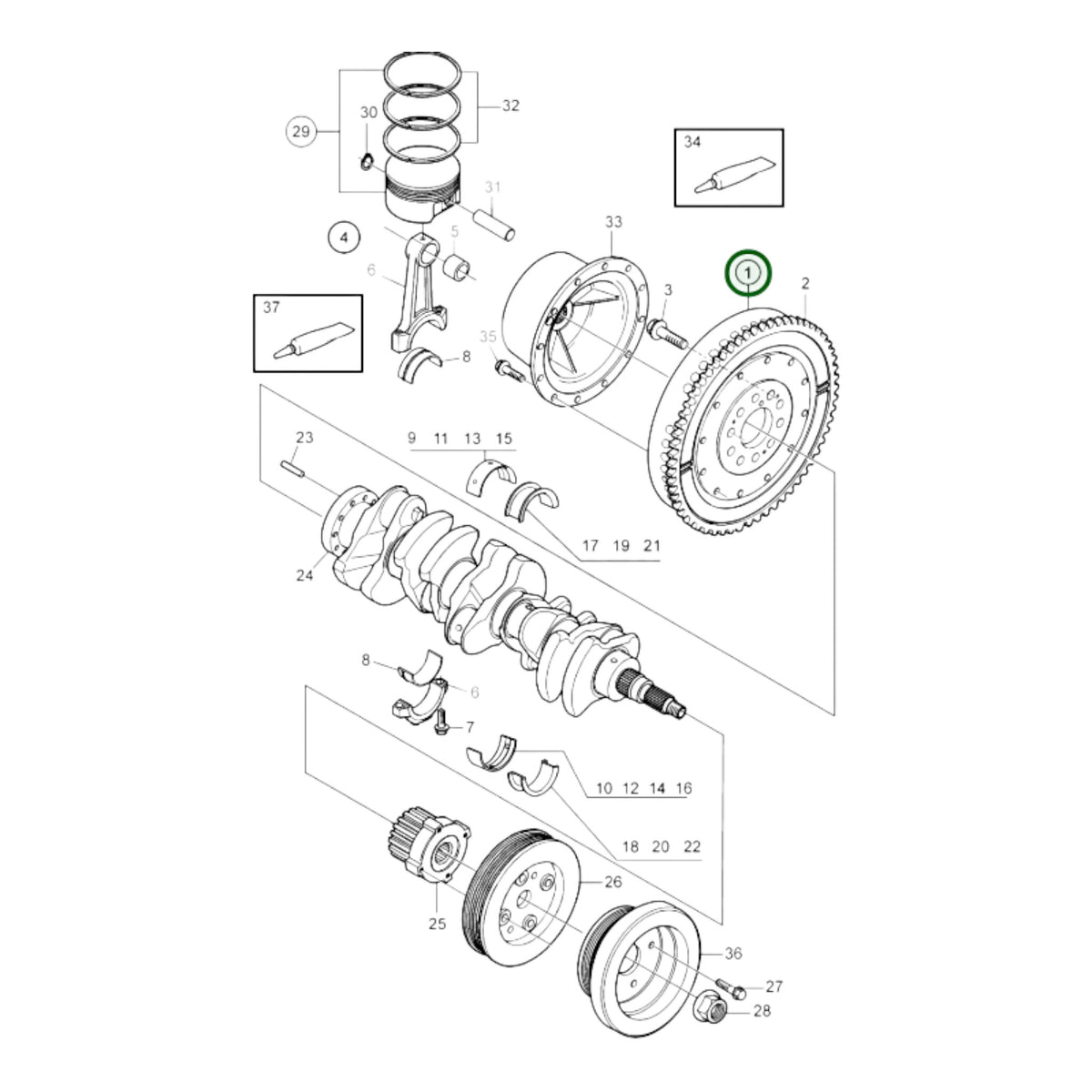 21517500 - Flywheel