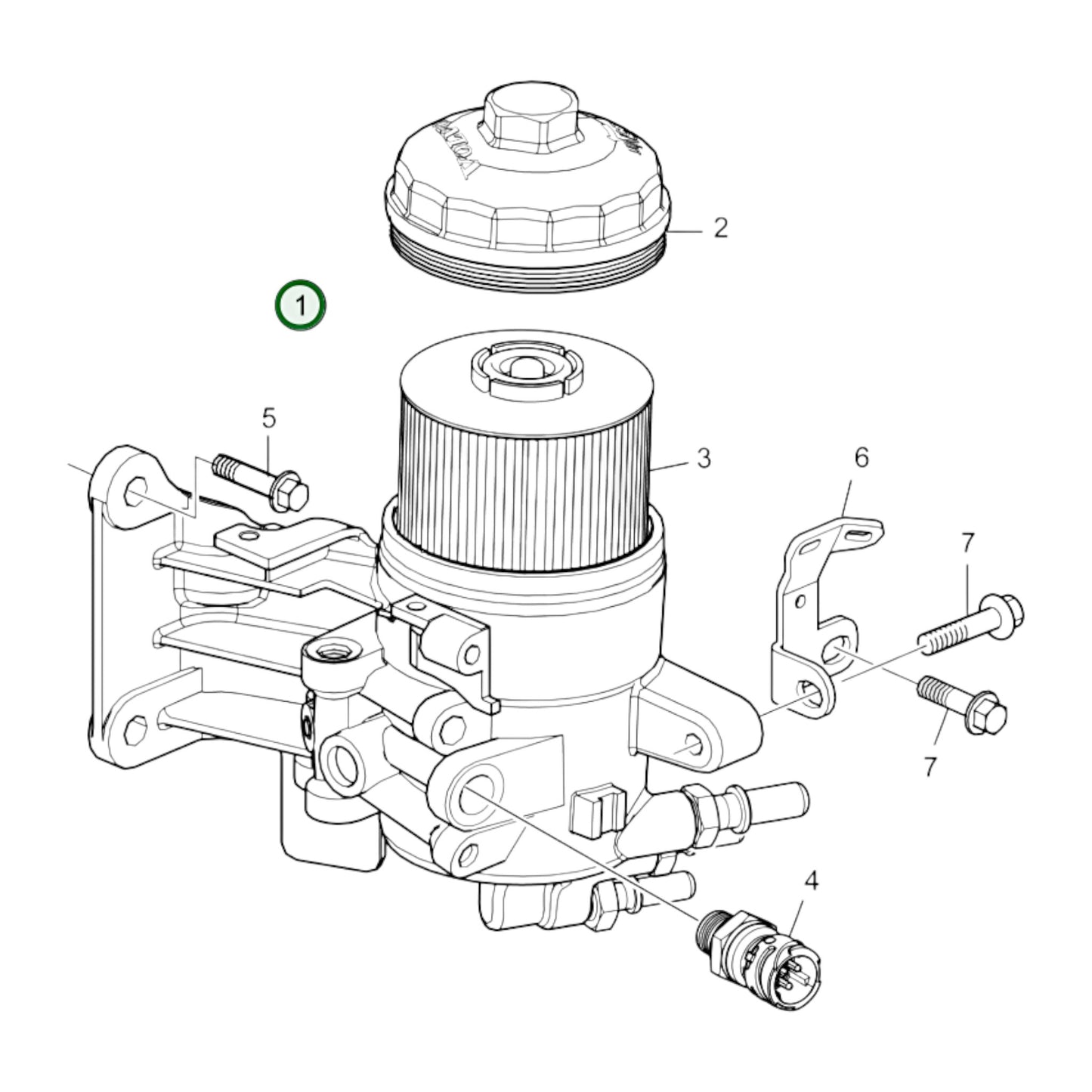 21896128 - Fuel Filter Housing