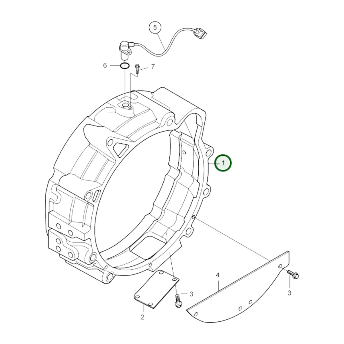 21912256 - Flywheel Housing