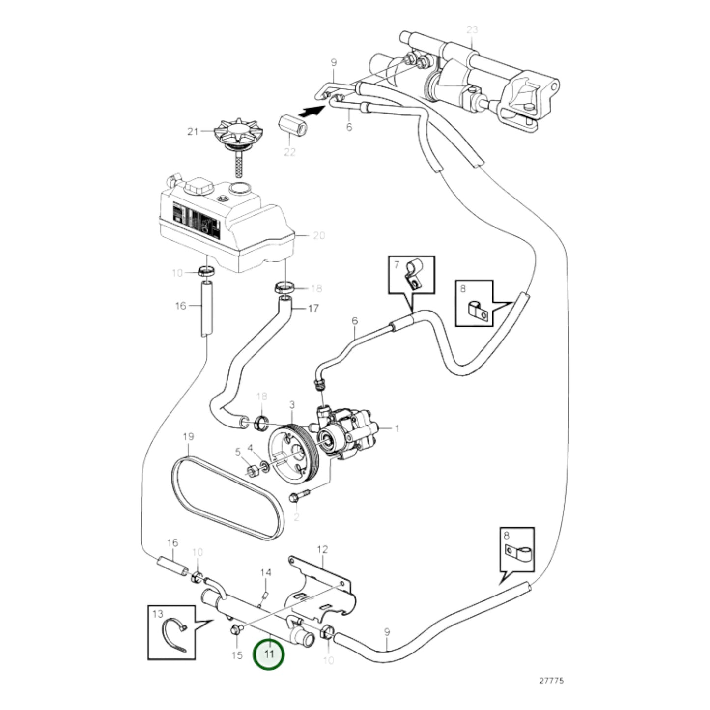 22308567 - Hydraulic Oil Cooler