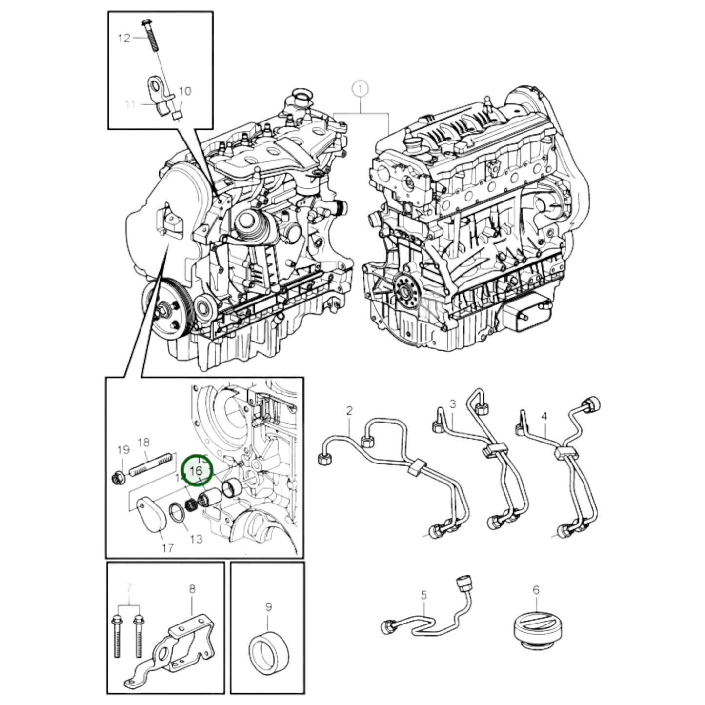 22544033 - Piston Cooling Valve
