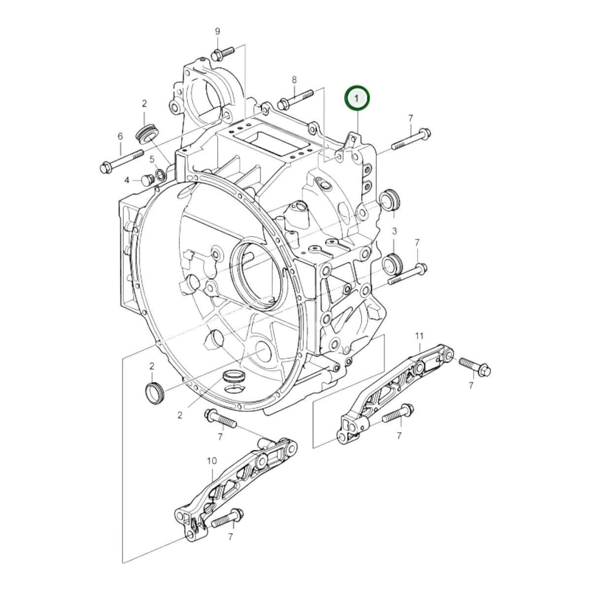 22623331 - Flywheel Housing