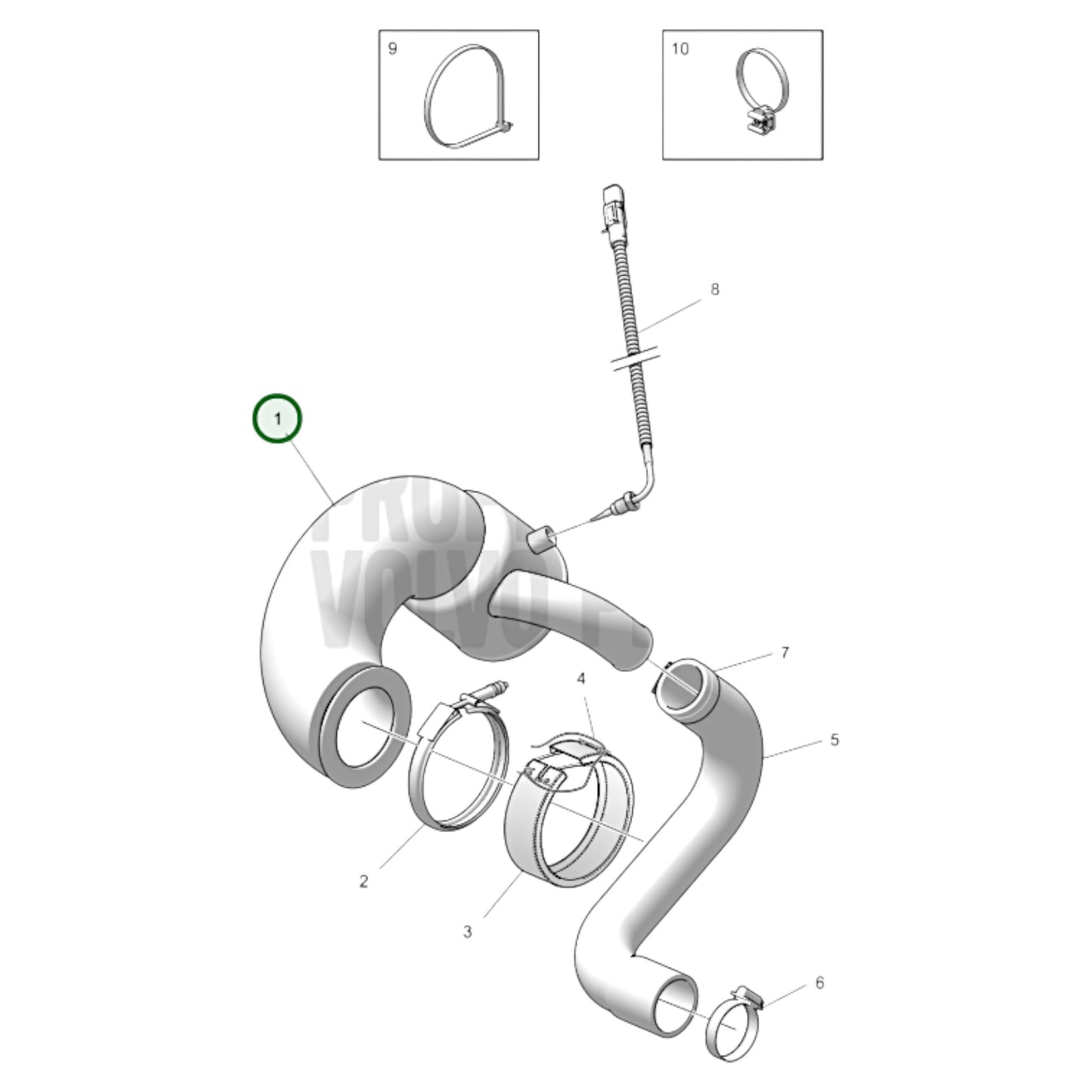 Exhaust Riser Kit - 22671227