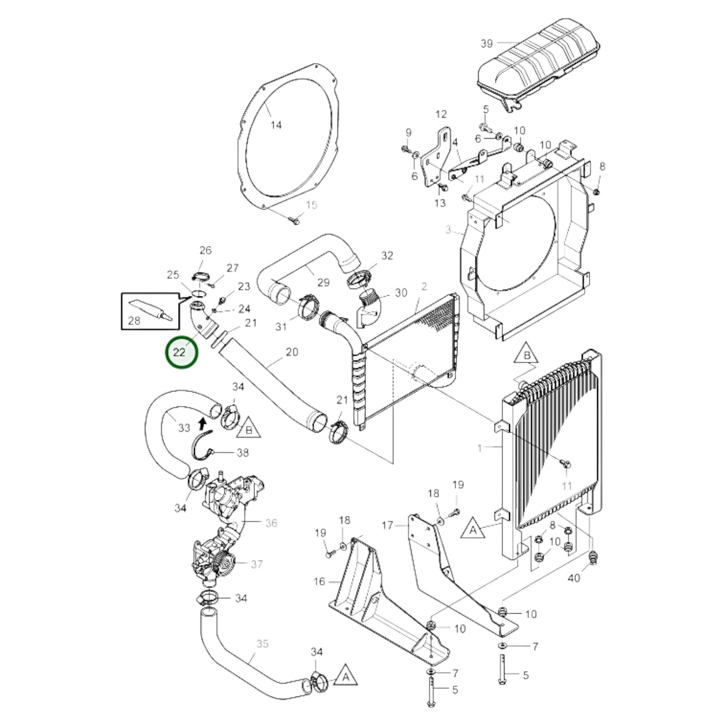 Charge Air Pipe - 22903405