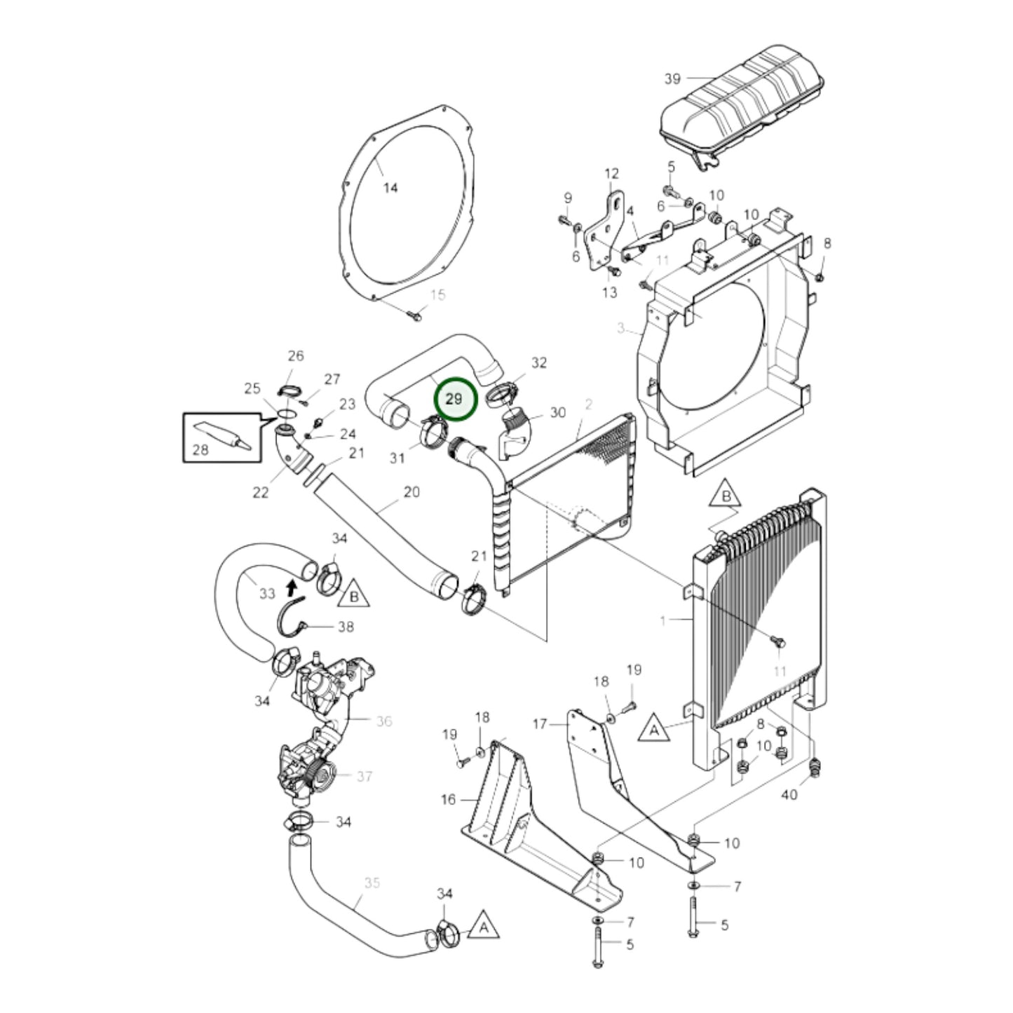 Charge Air Pipe - 22903414