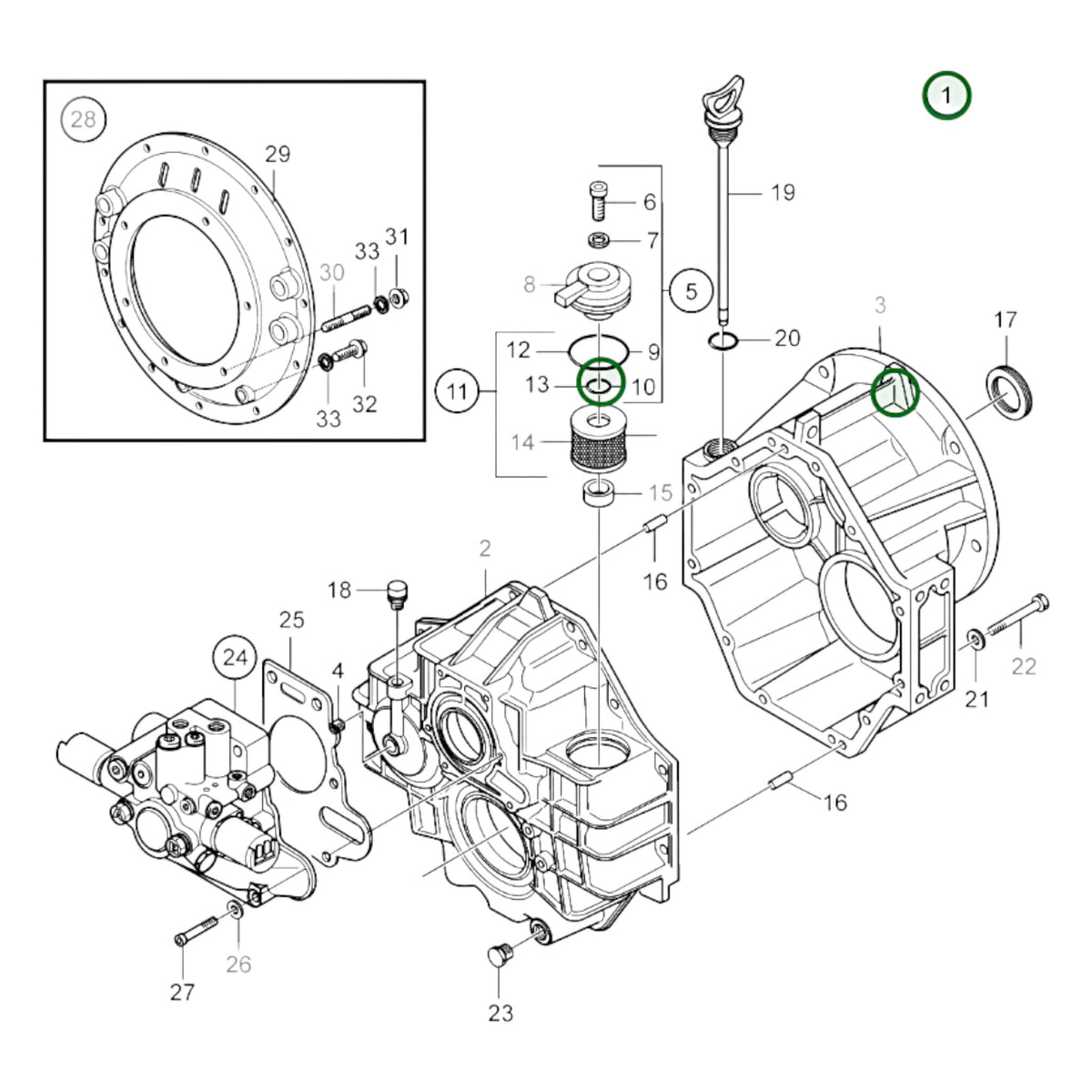 22943738 - Reversing Gear Kit