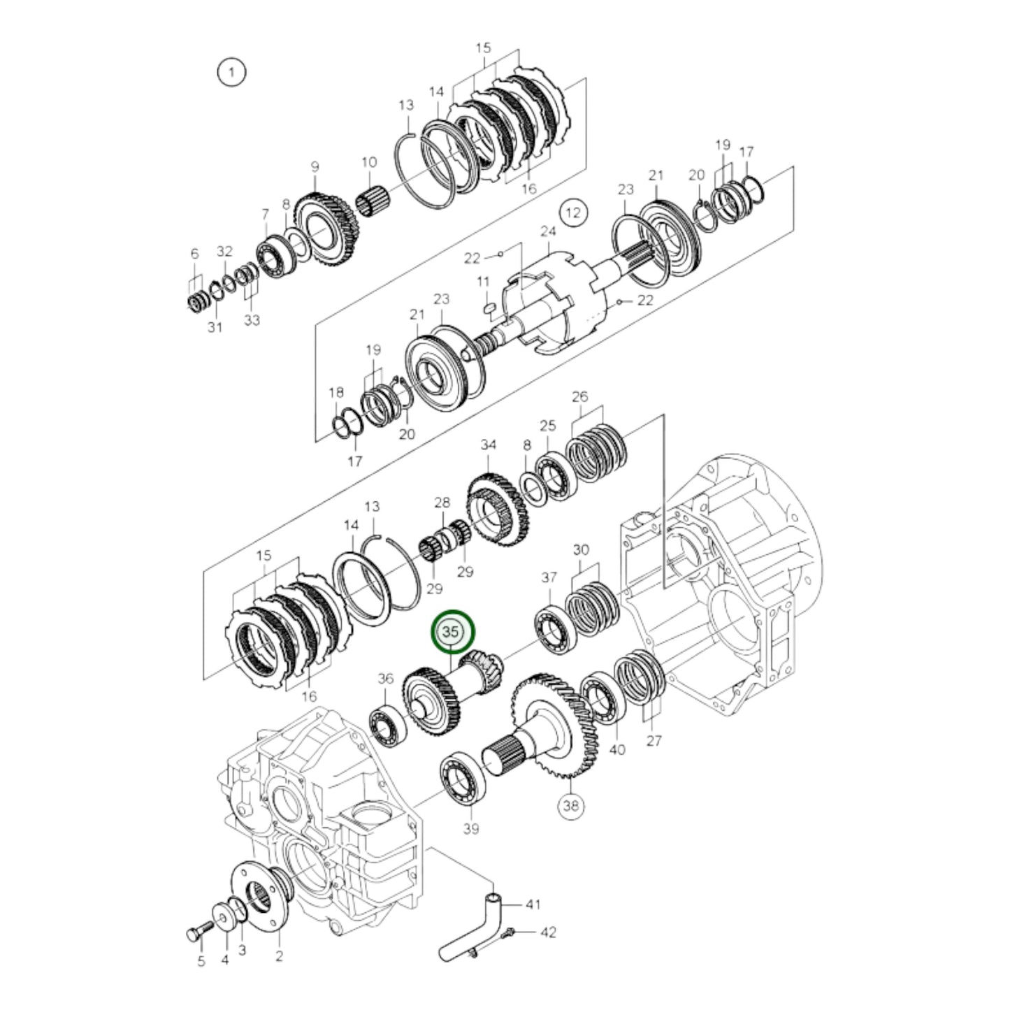 22982955 - Countershaft