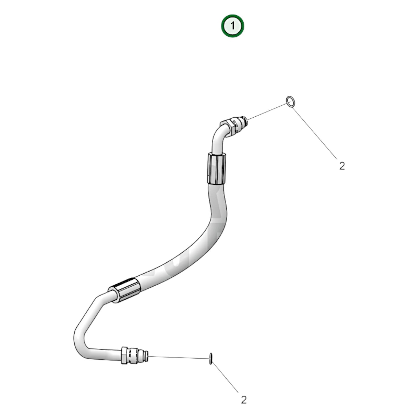 Oil Pressure Pipe - 23124537