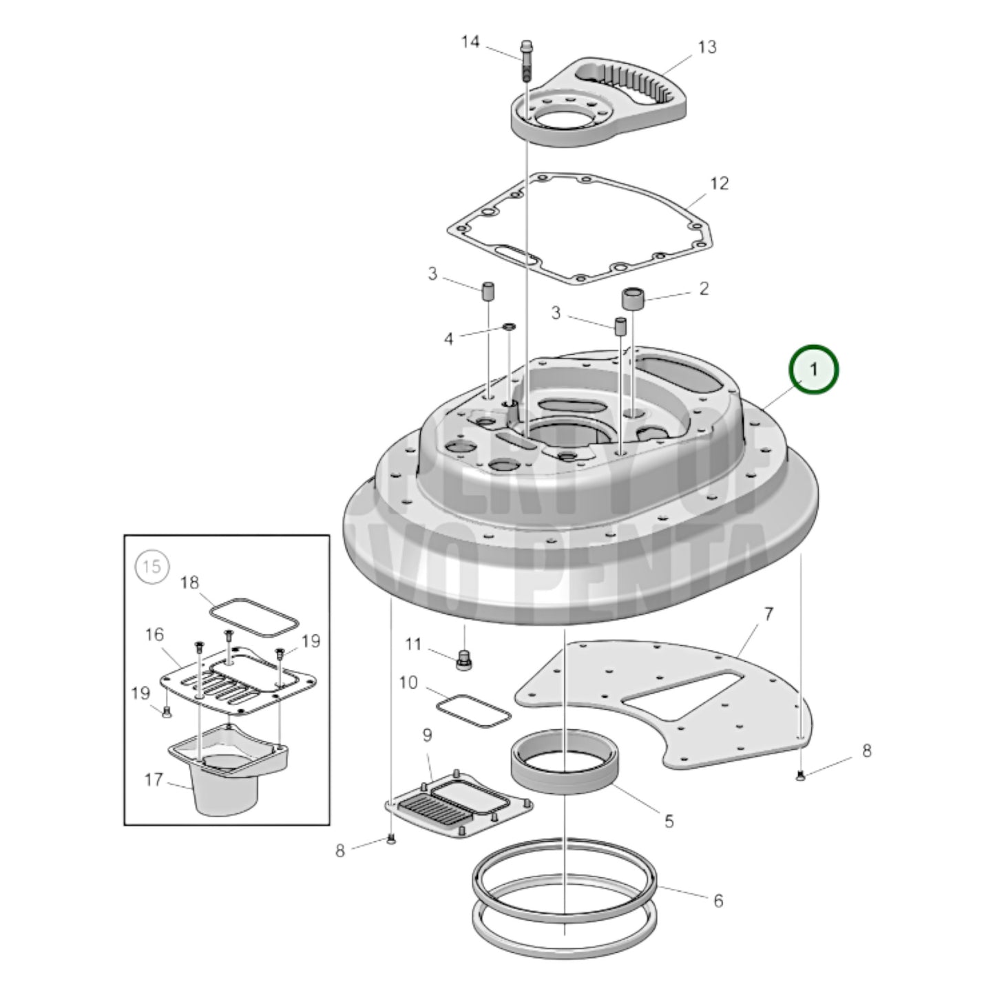 Intermediate Housing - 23411046