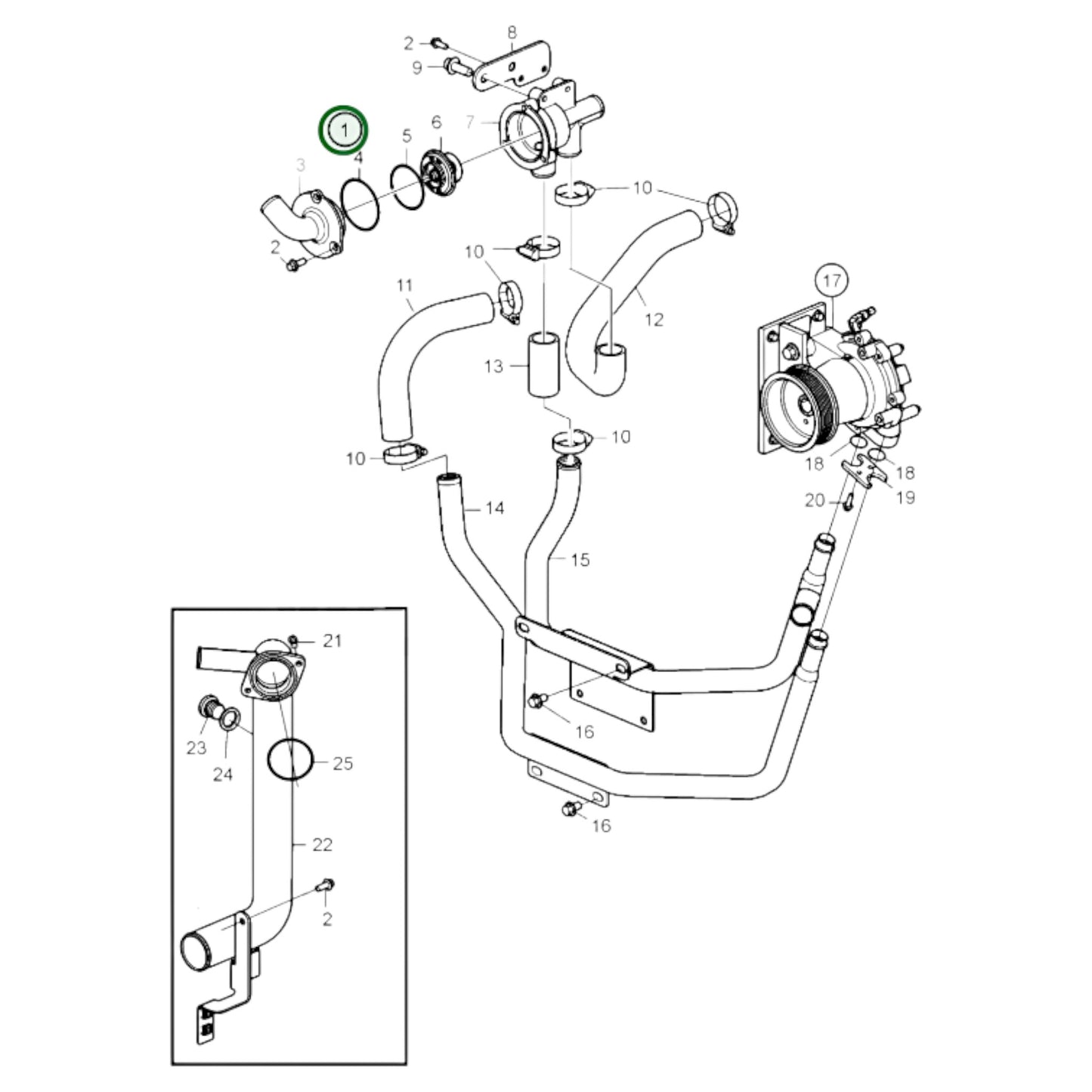 23554205 - Thermostat Housing