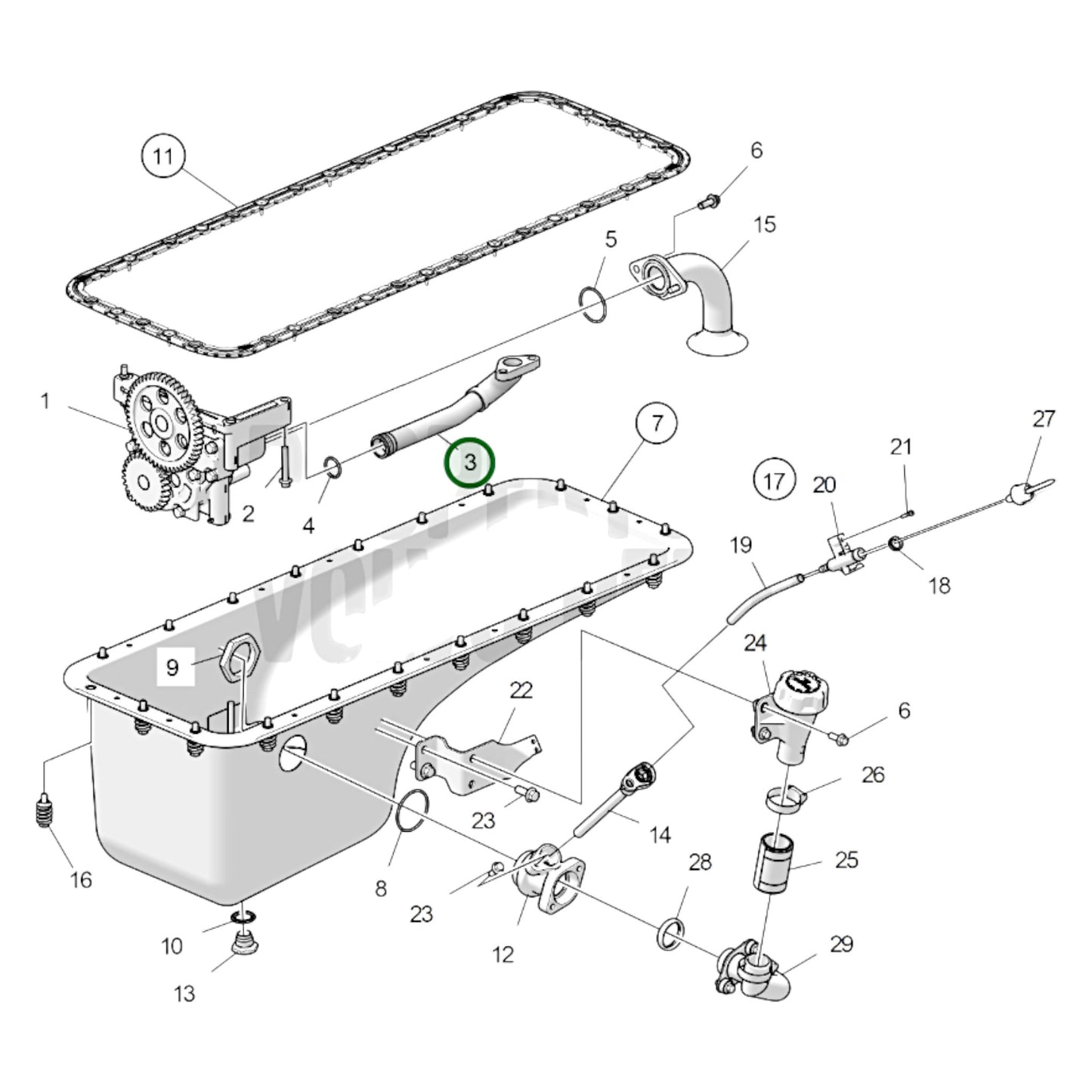 23782901 - Oil Pressure Pipe