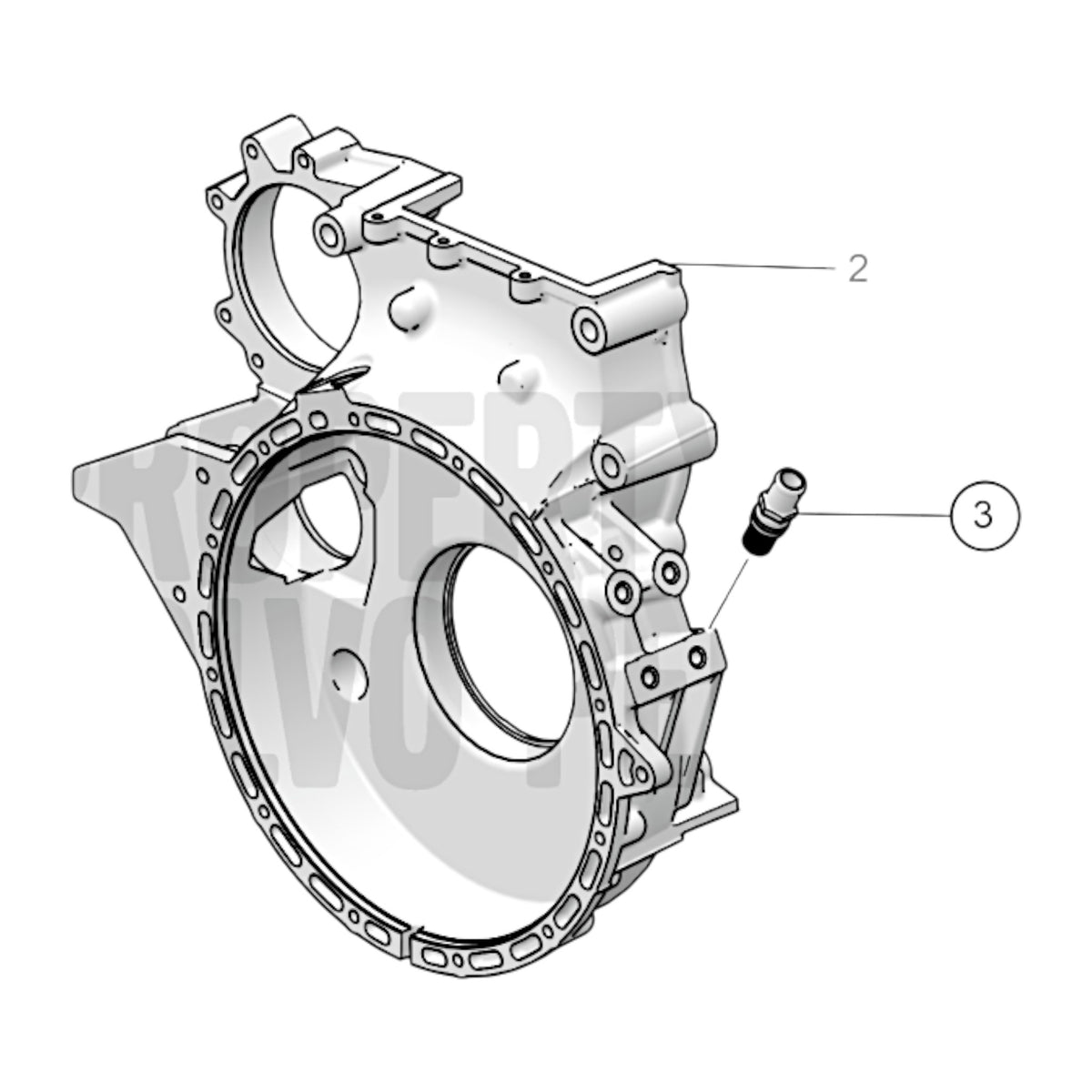 23801263 - Flywheel Housing