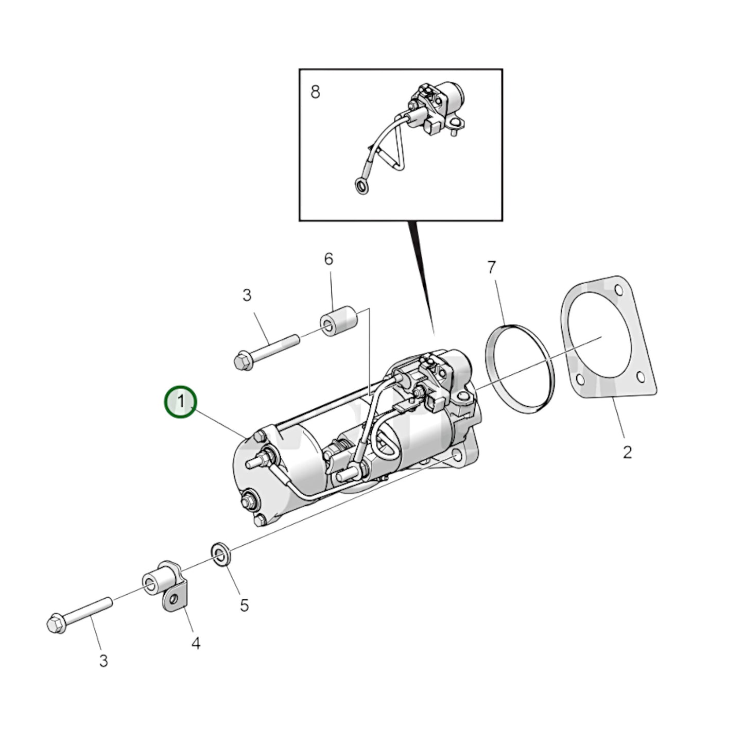 24154026 - Starter Motor