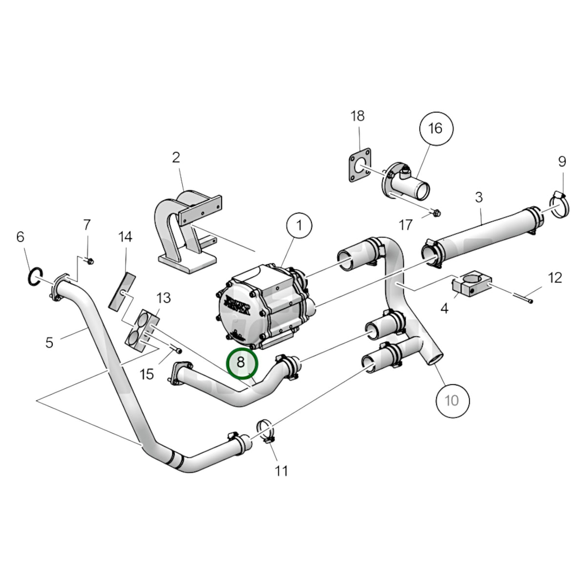 24181542 - Coolant Pipe