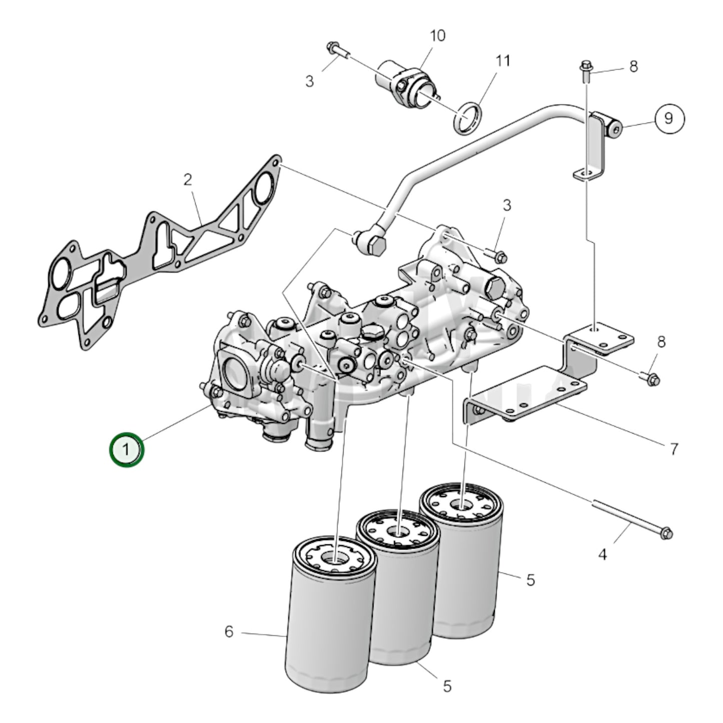 24200572 - Oil Filter Housing