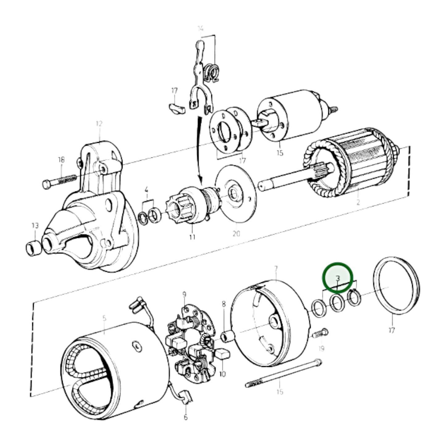 3580432 - Thrust Washer Kit