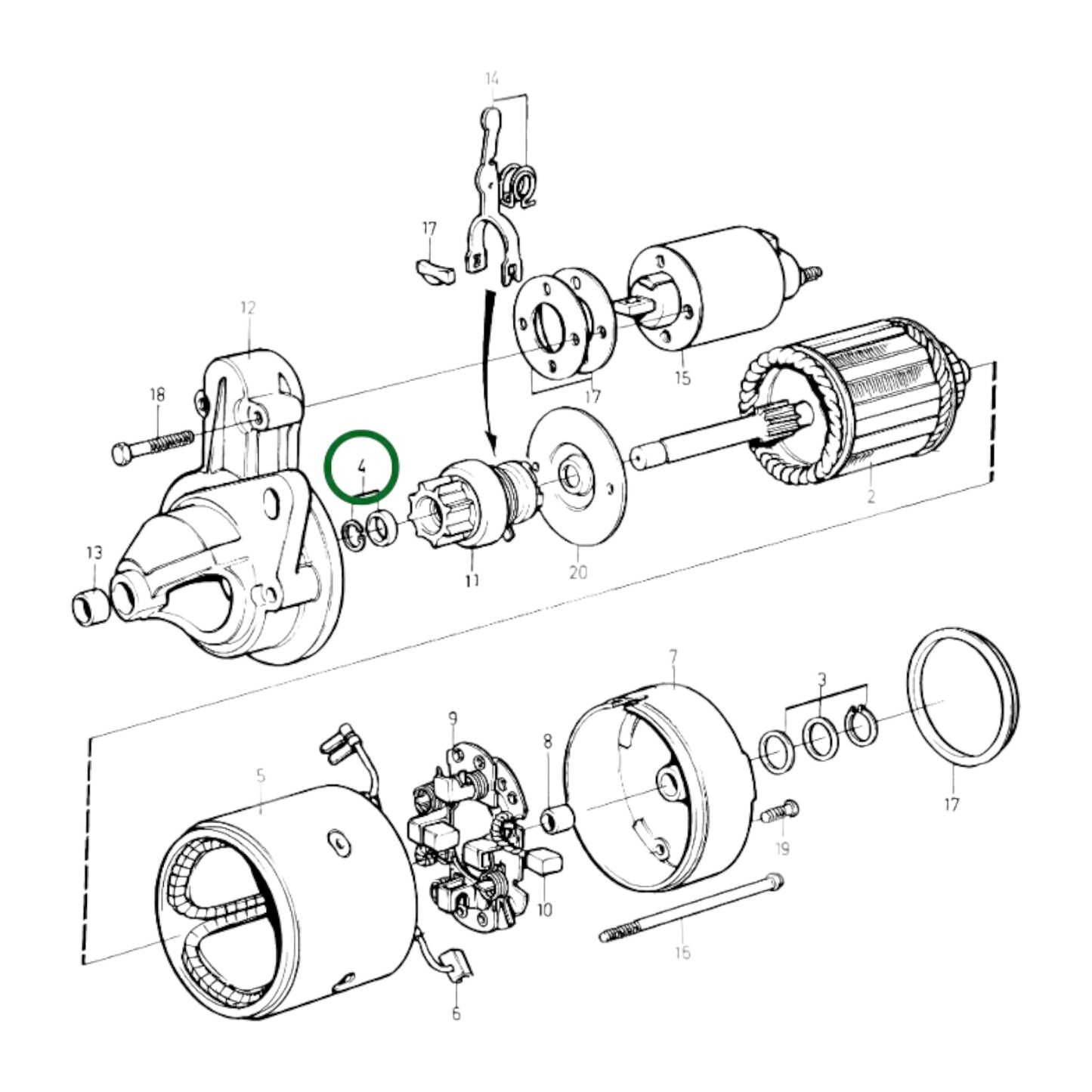 3580433 - Pinion Stop
