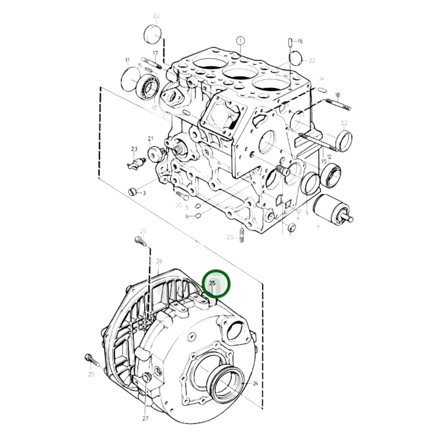 3580471 - Flywheel Housing