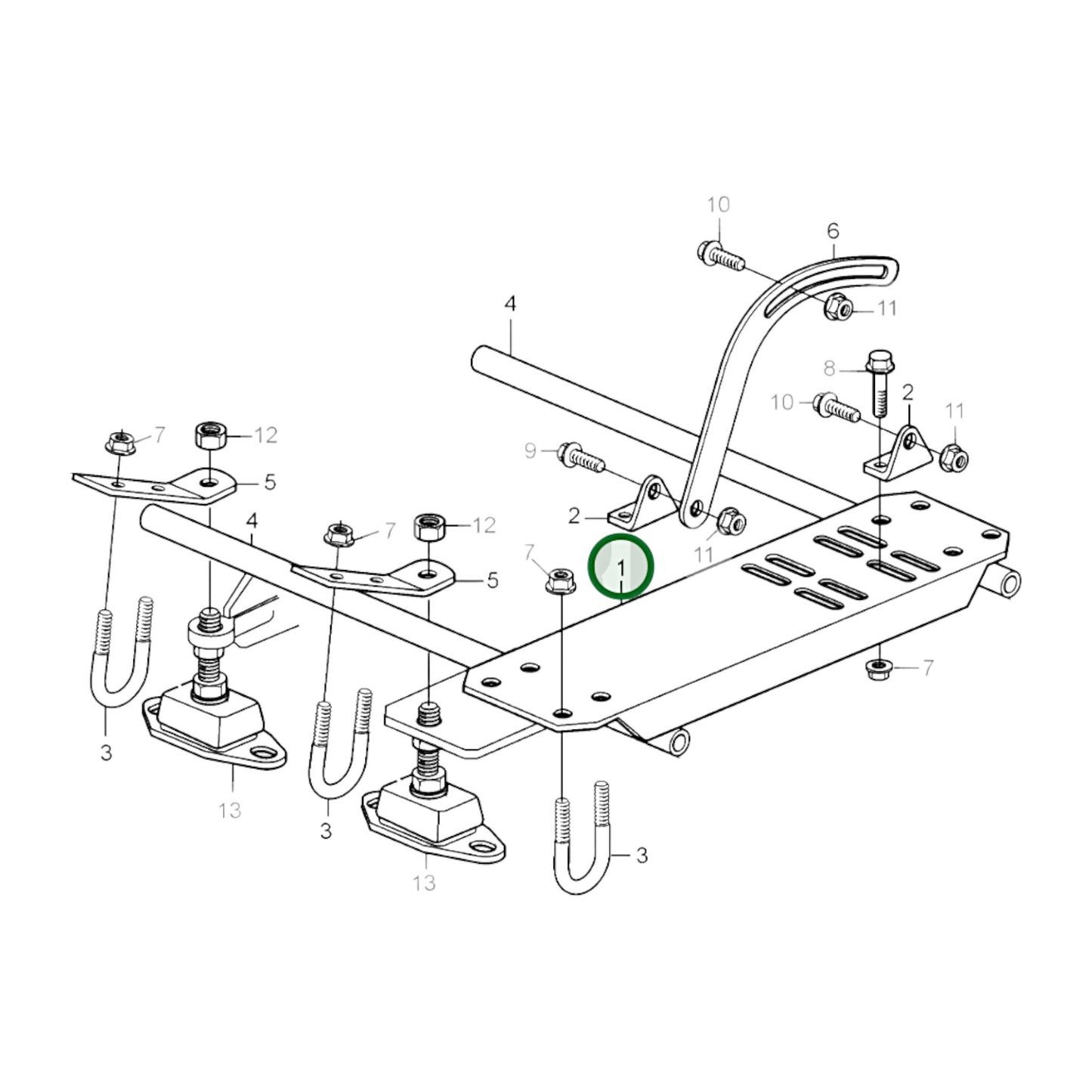 3580737 - Attaching Plate