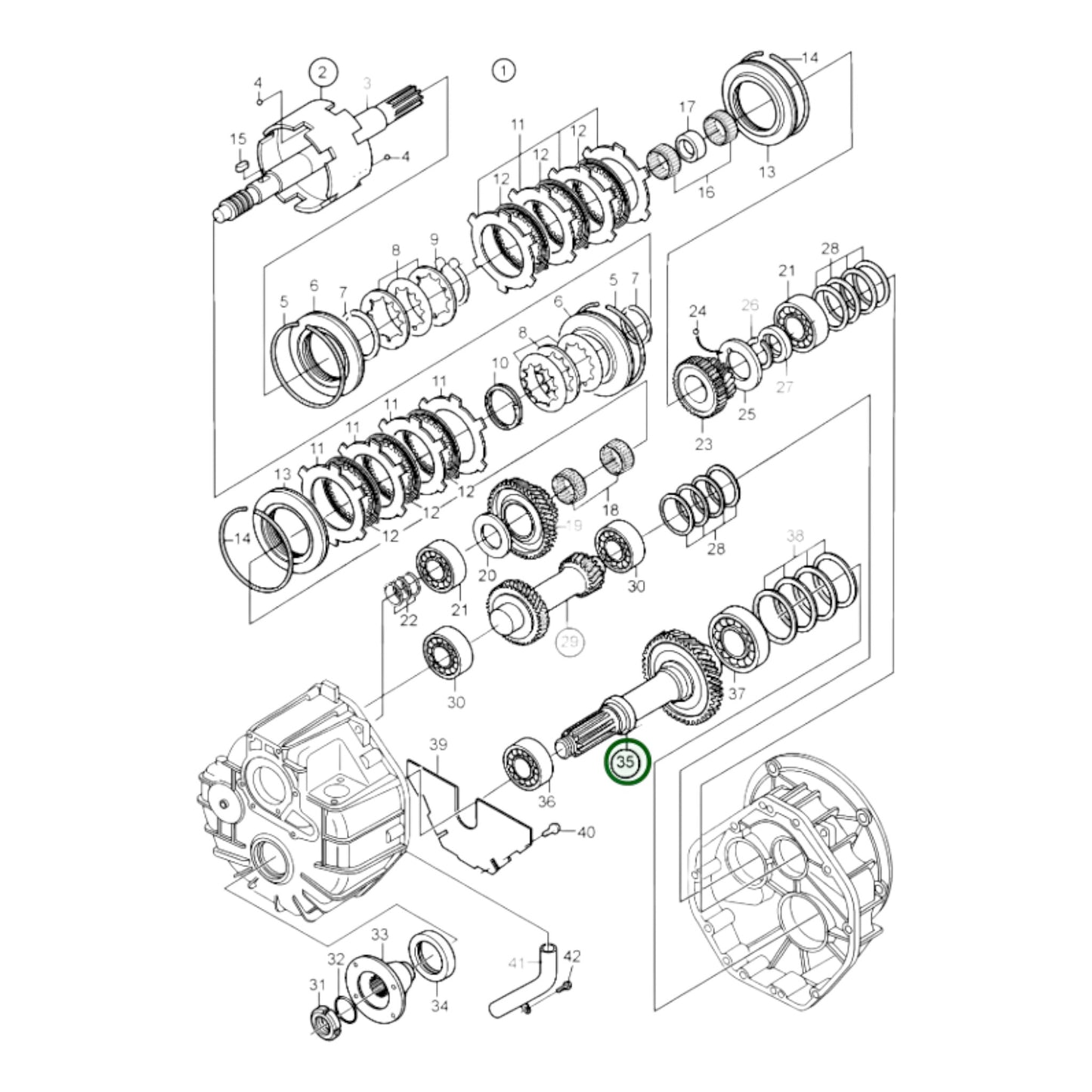 3582217 - Output Shaft