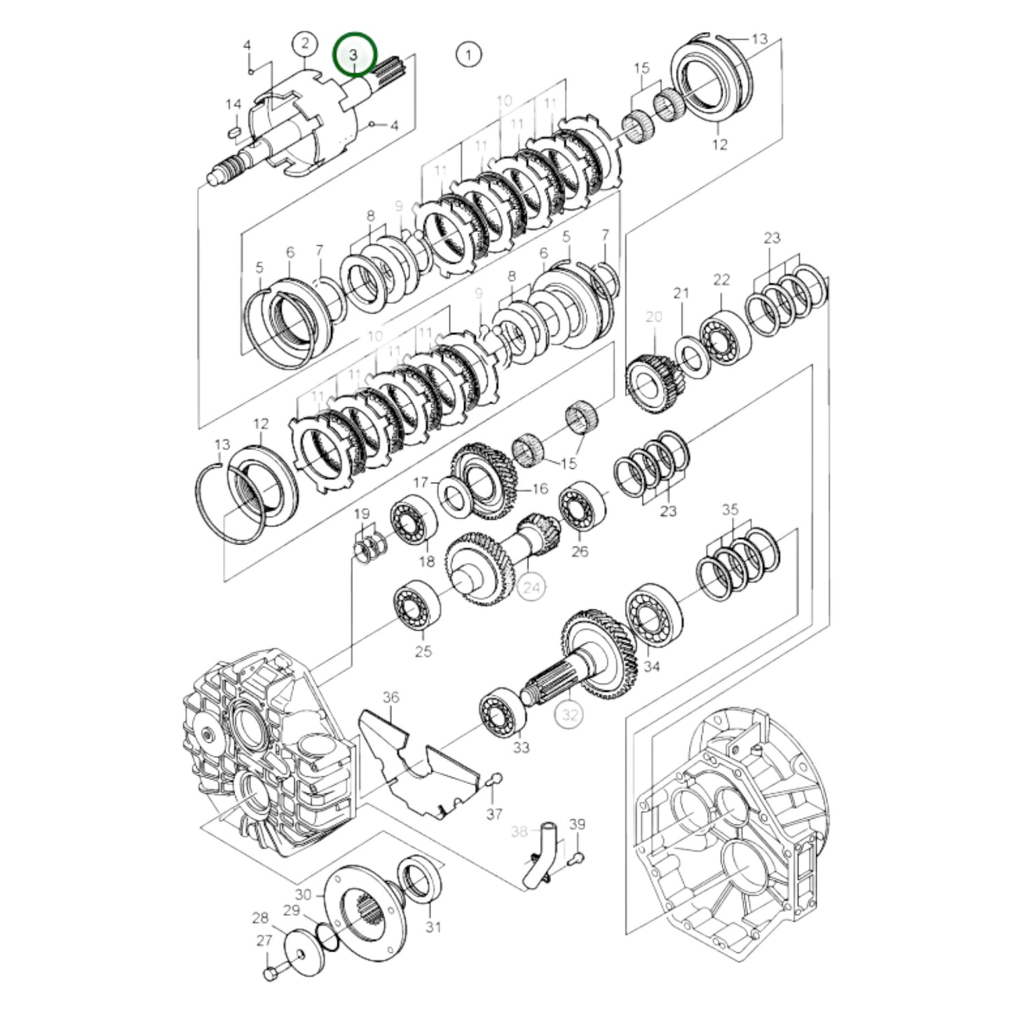 3584028 - Input Shaft
