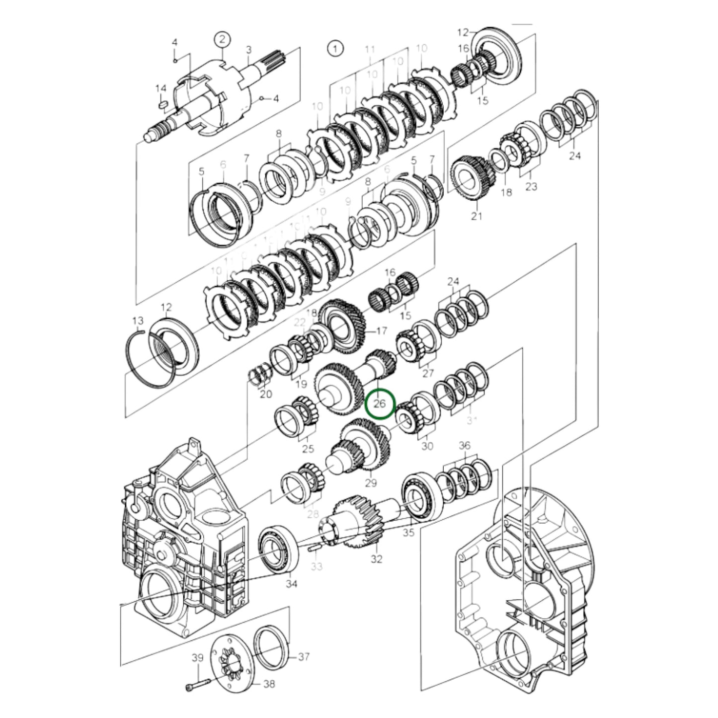 3584402 - Countershaft