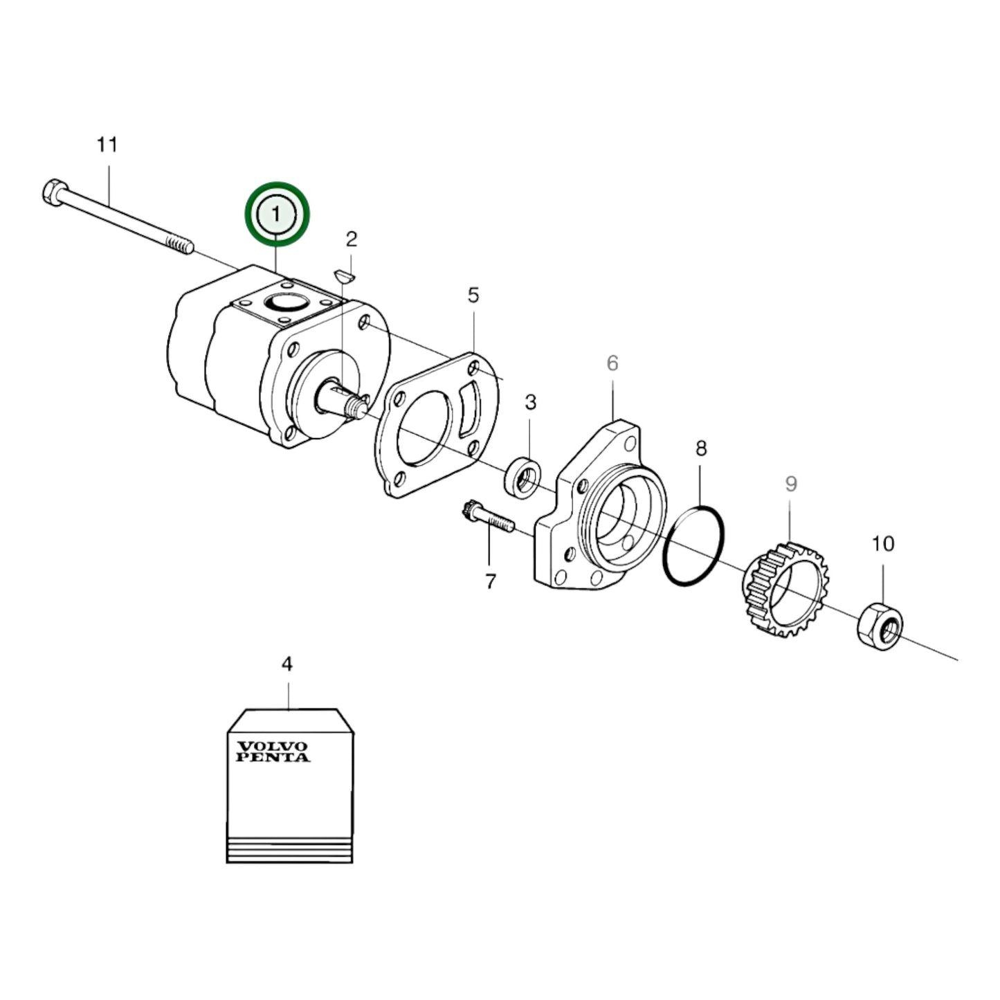 3586610 - Hydraulic Pump