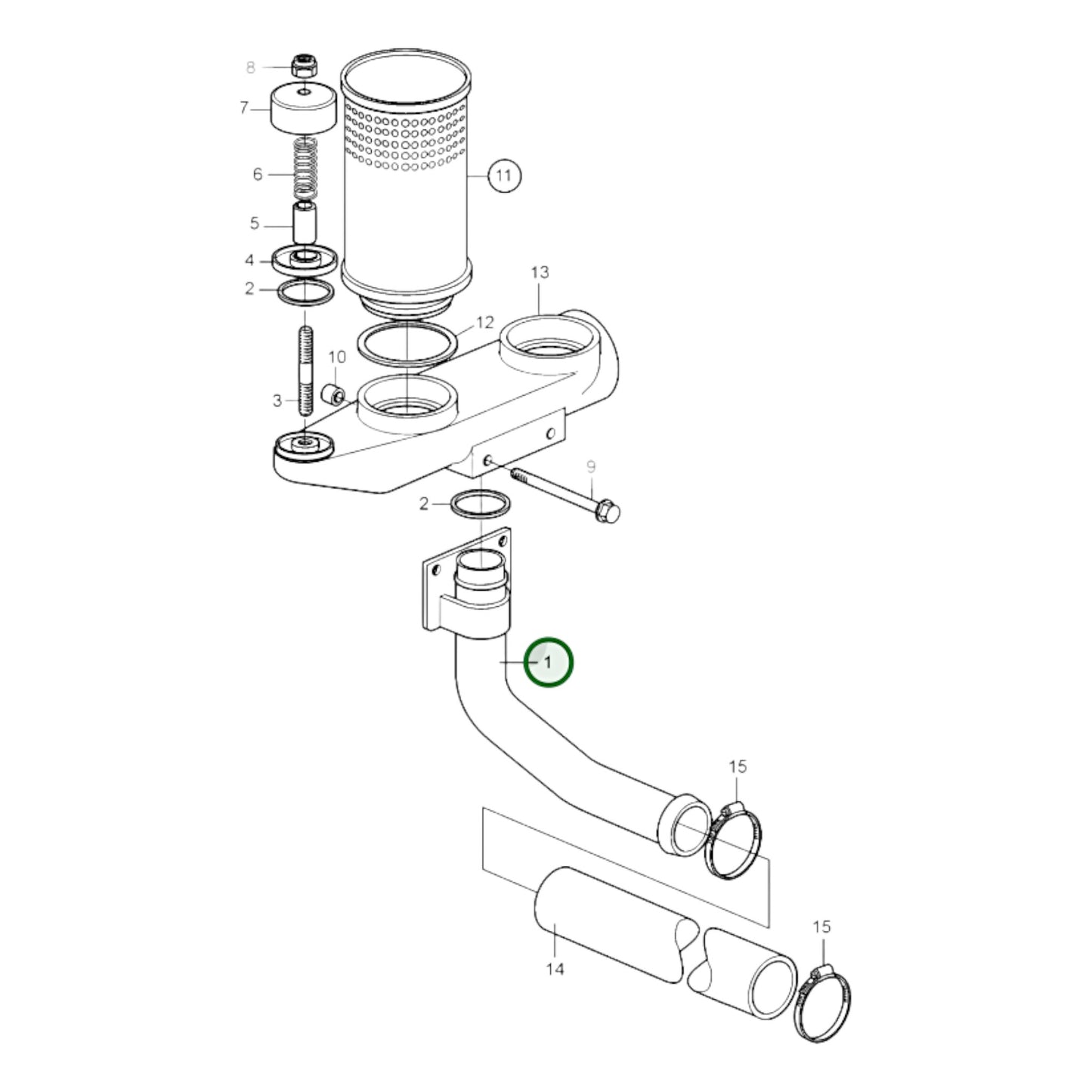 3588359- Breather Pipe