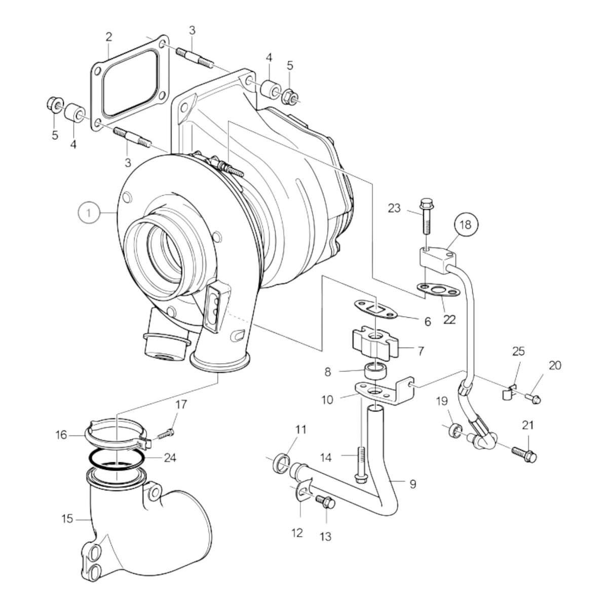 3801235 - Turbocharger, Reman